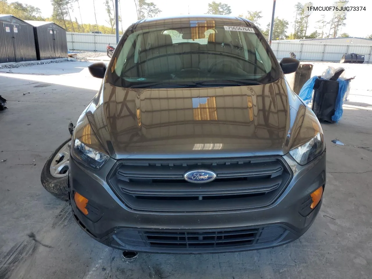 2018 Ford Escape S VIN: 1FMCU0F76JUC73374 Lot: 75656764