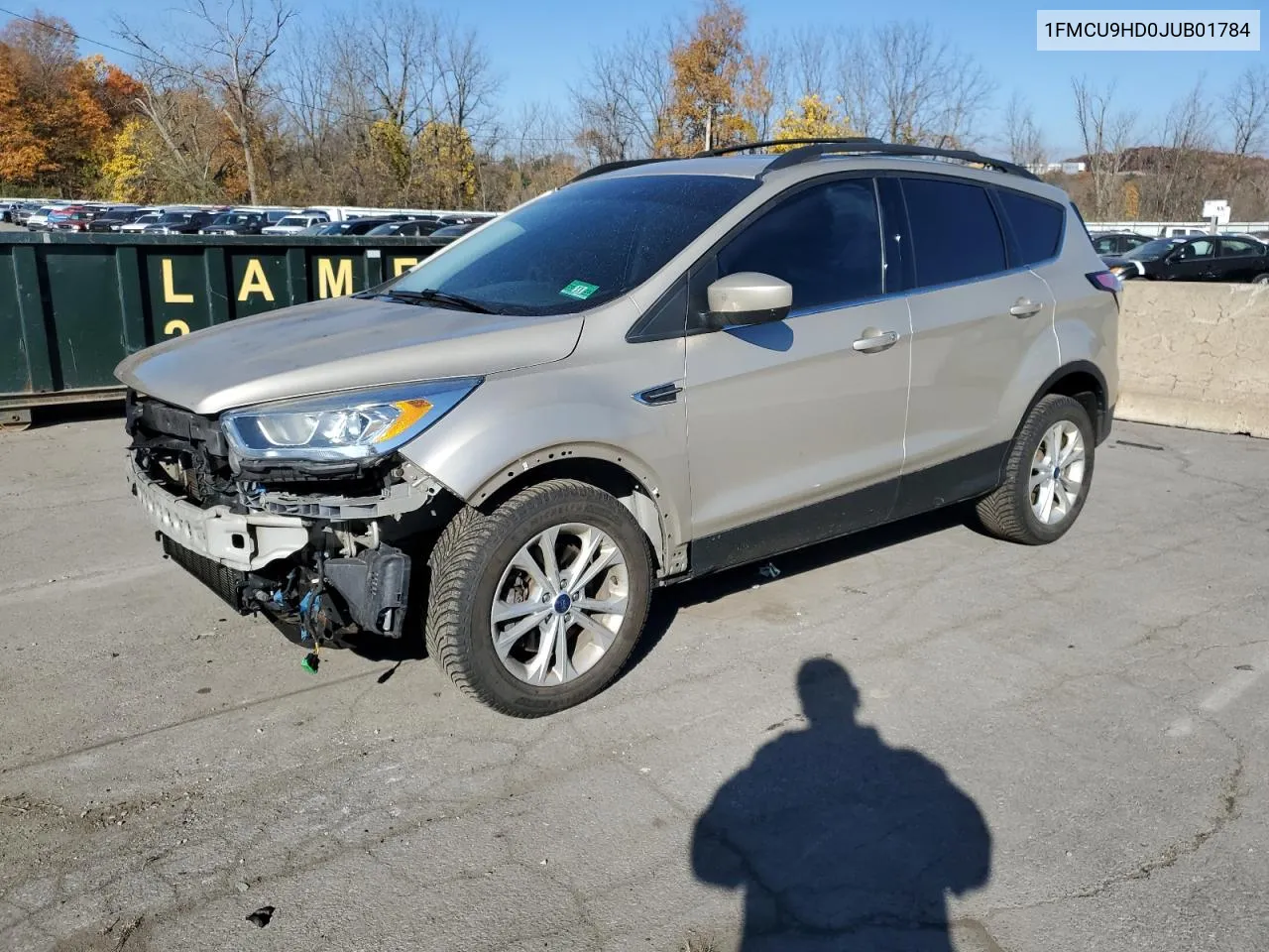 2018 Ford Escape Sel VIN: 1FMCU9HD0JUB01784 Lot: 75663164