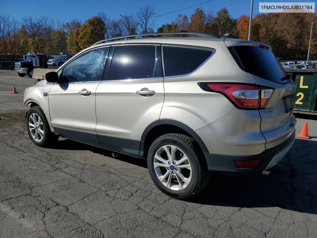 2018 Ford Escape Sel VIN: 1FMCU9HD0JUB01784 Lot: 75663164