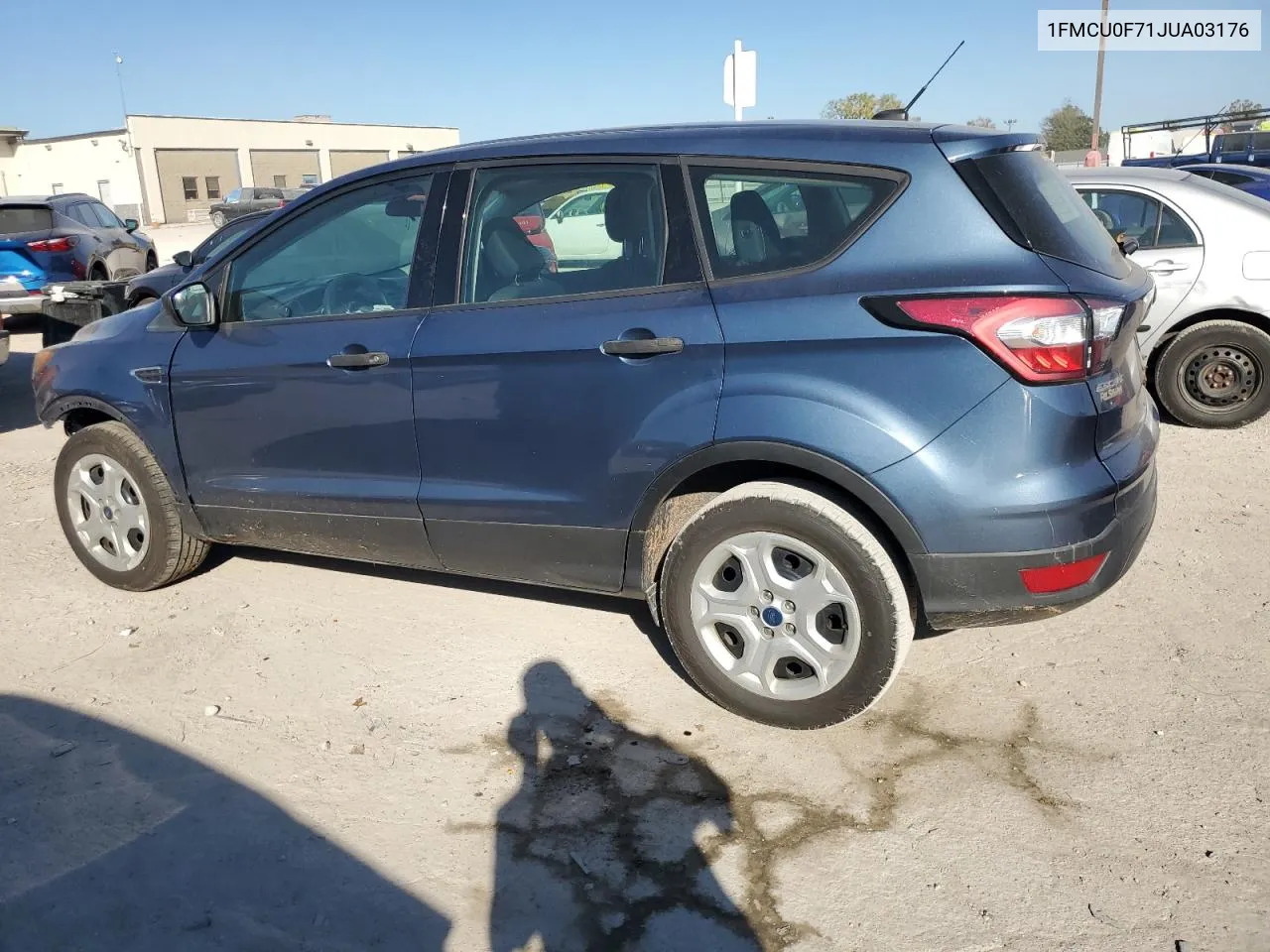 2018 Ford Escape S VIN: 1FMCU0F71JUA03176 Lot: 75723394