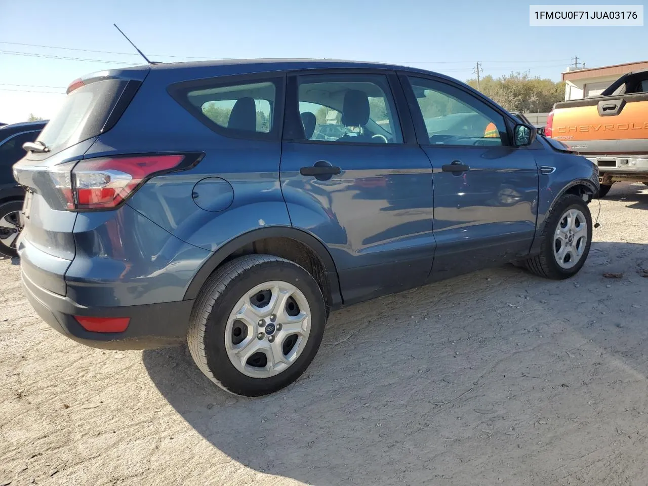 2018 Ford Escape S VIN: 1FMCU0F71JUA03176 Lot: 75723394