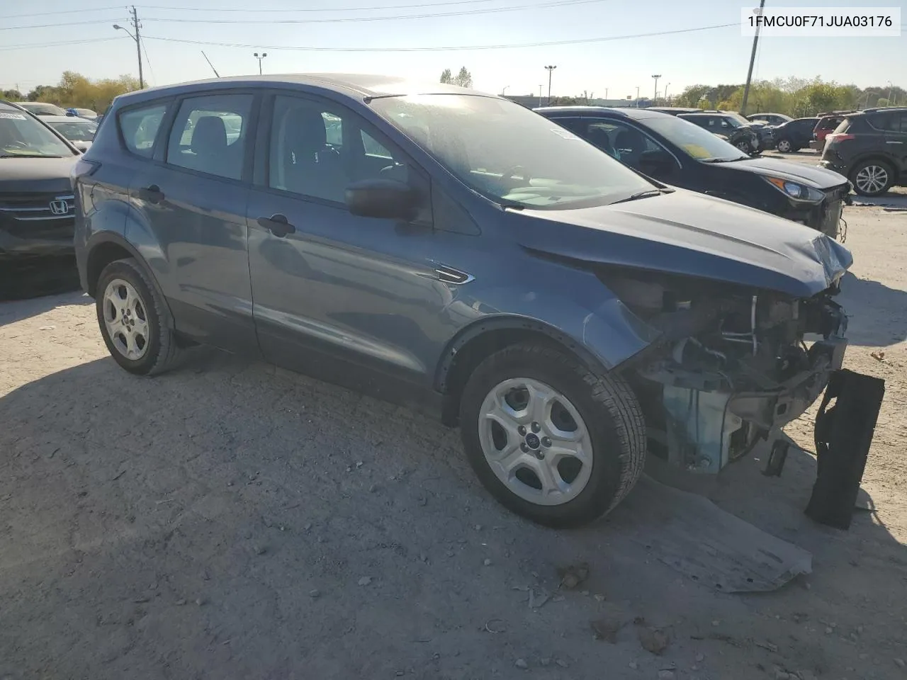 2018 Ford Escape S VIN: 1FMCU0F71JUA03176 Lot: 75723394