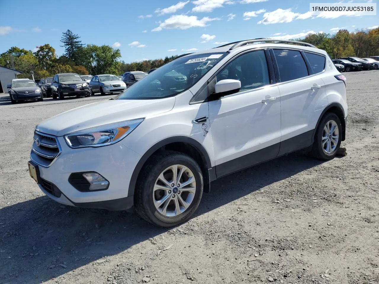 2018 Ford Escape Se VIN: 1FMCU0GD7JUC53185 Lot: 75755634