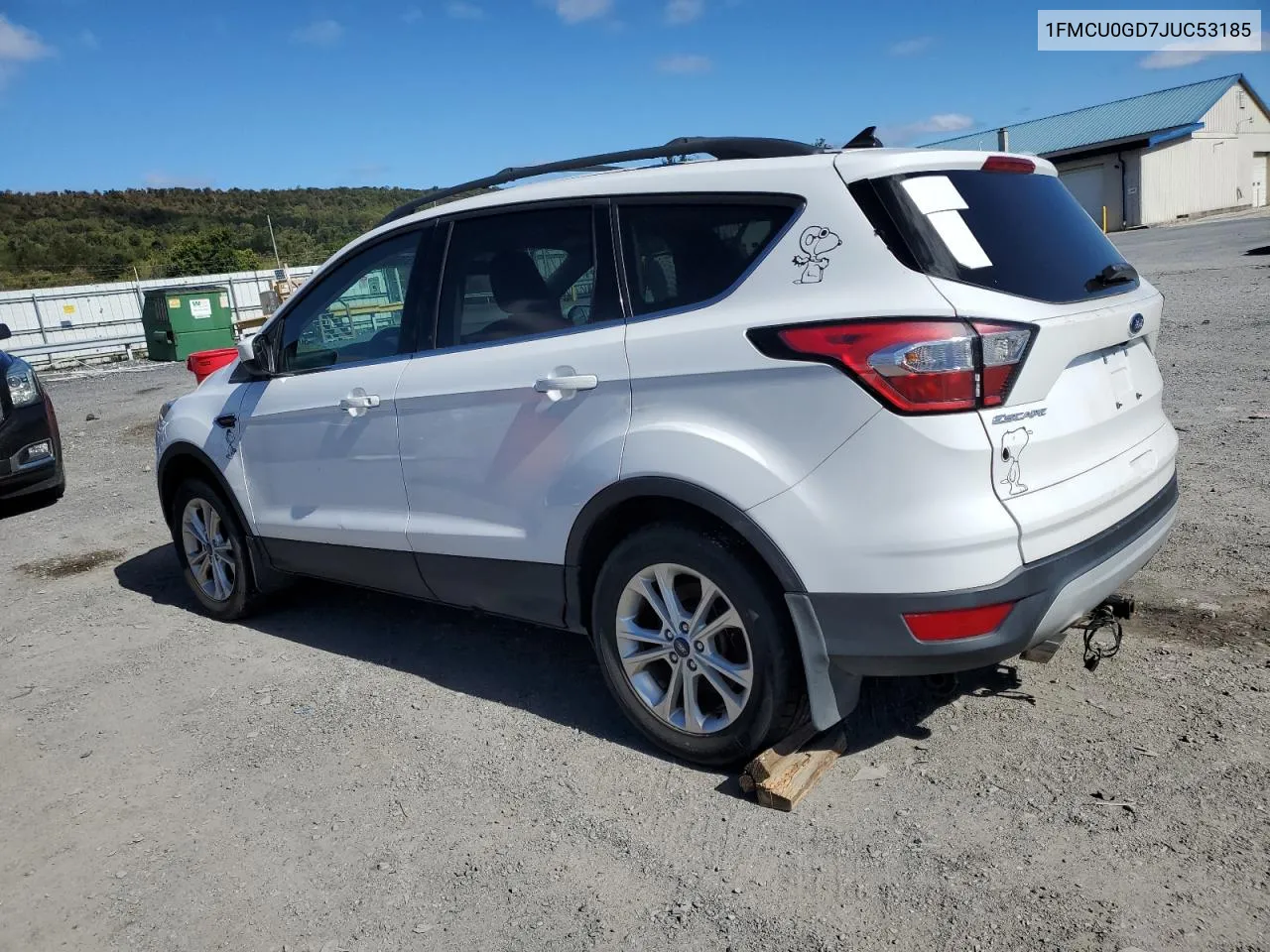 2018 Ford Escape Se VIN: 1FMCU0GD7JUC53185 Lot: 75755634