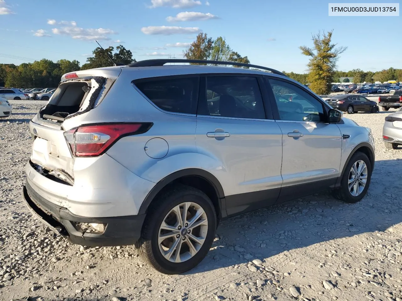 2018 Ford Escape Se VIN: 1FMCU0GD3JUD13754 Lot: 75770524