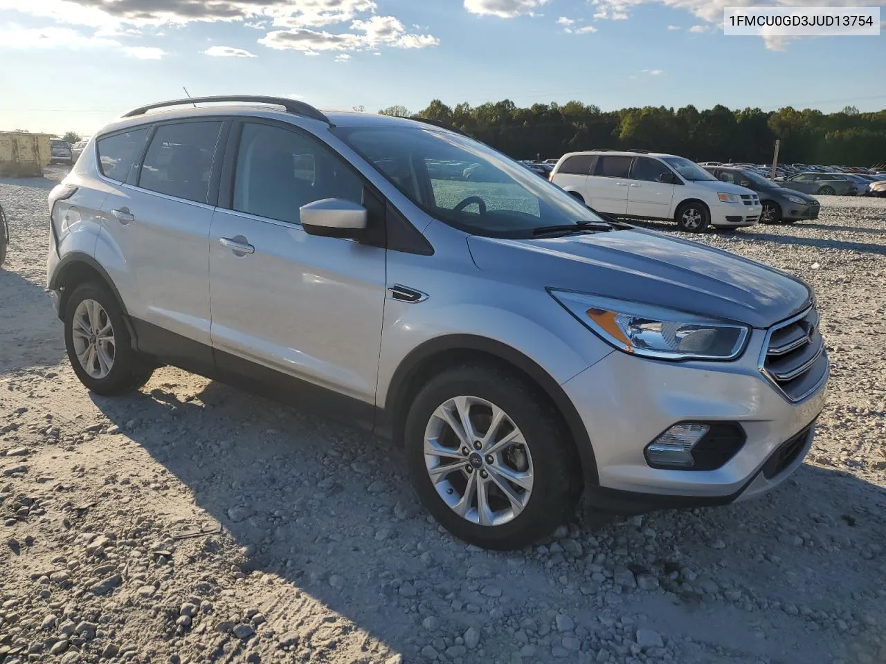 2018 Ford Escape Se VIN: 1FMCU0GD3JUD13754 Lot: 75770524