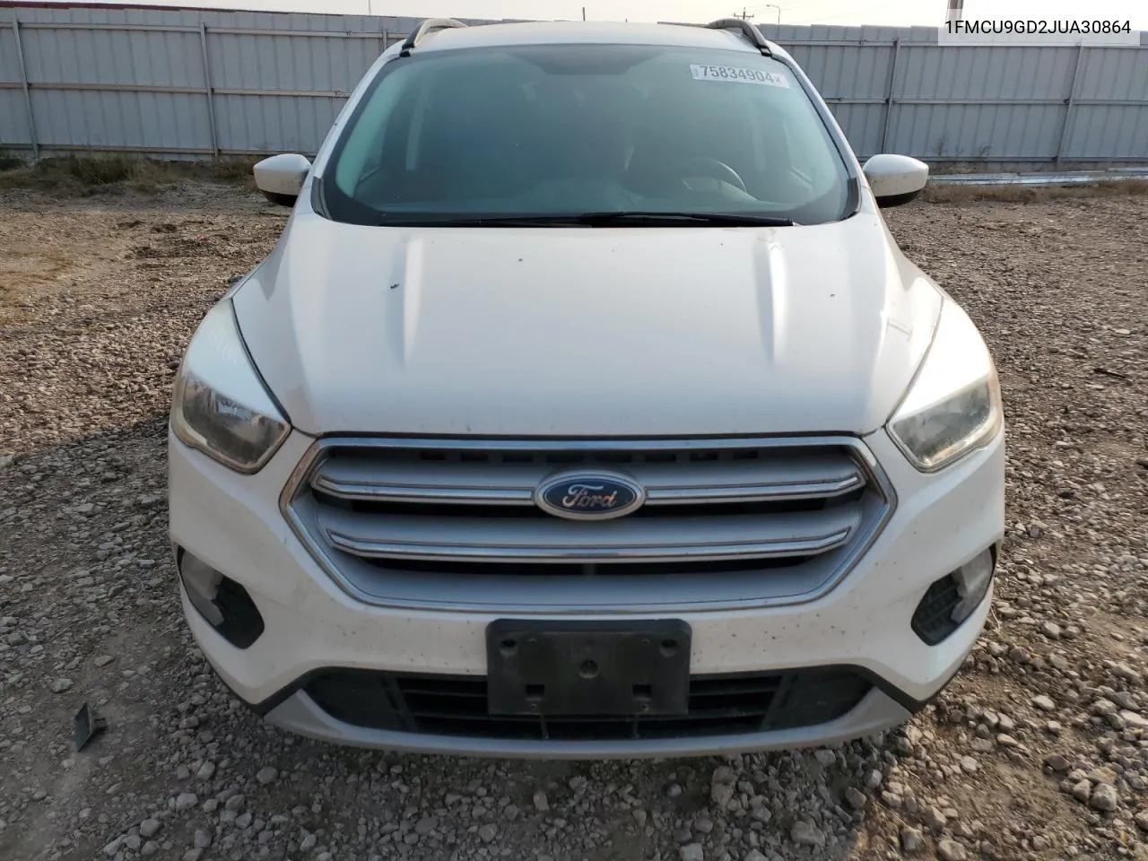 2018 Ford Escape Se VIN: 1FMCU9GD2JUA30864 Lot: 75834904