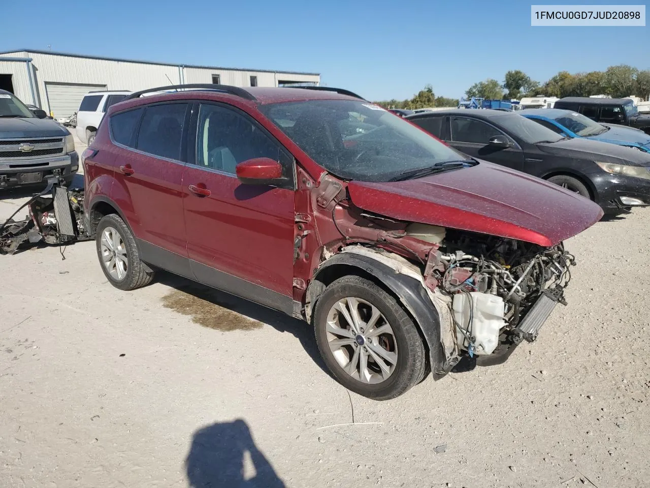 2018 Ford Escape Se VIN: 1FMCU0GD7JUD20898 Lot: 75835424