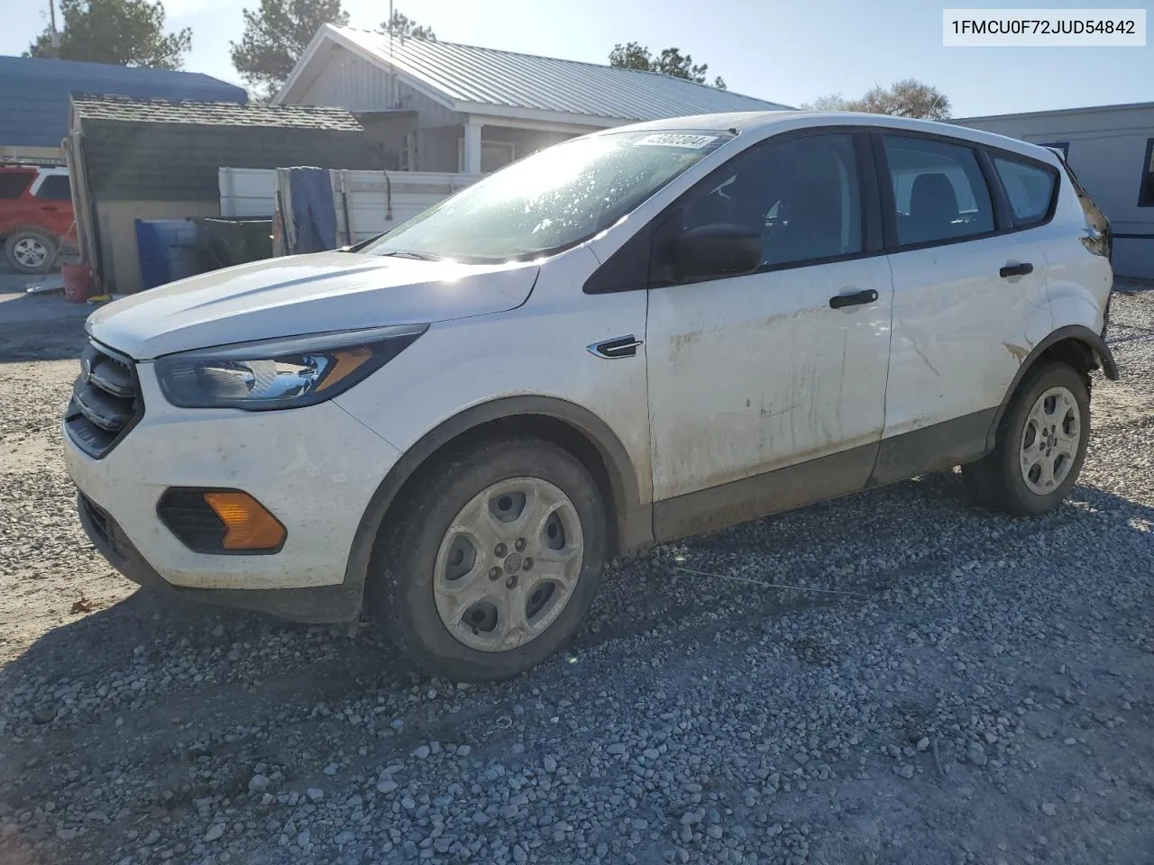 2018 Ford Escape S VIN: 1FMCU0F72JUD54842 Lot: 75944464