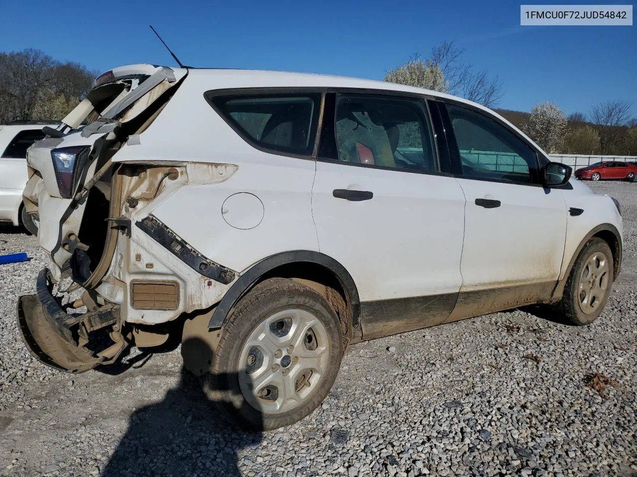 2018 Ford Escape S VIN: 1FMCU0F72JUD54842 Lot: 75944464