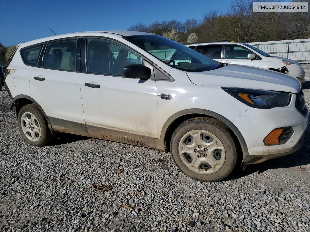 2018 Ford Escape S VIN: 1FMCU0F72JUD54842 Lot: 75944464