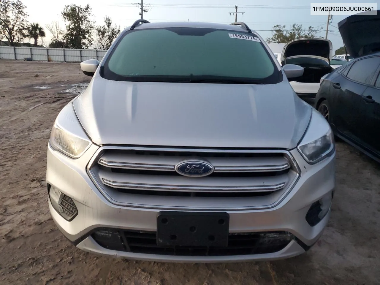 2018 Ford Escape Se VIN: 1FMCU9GD6JUC00661 Lot: 75993774