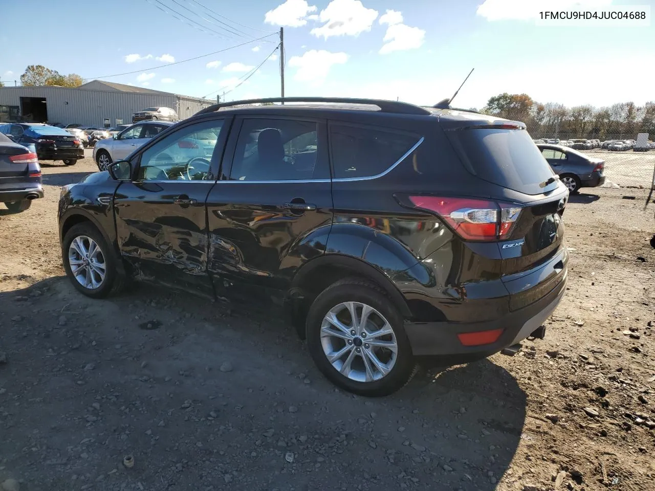 2018 Ford Escape Sel VIN: 1FMCU9HD4JUC04688 Lot: 75994554