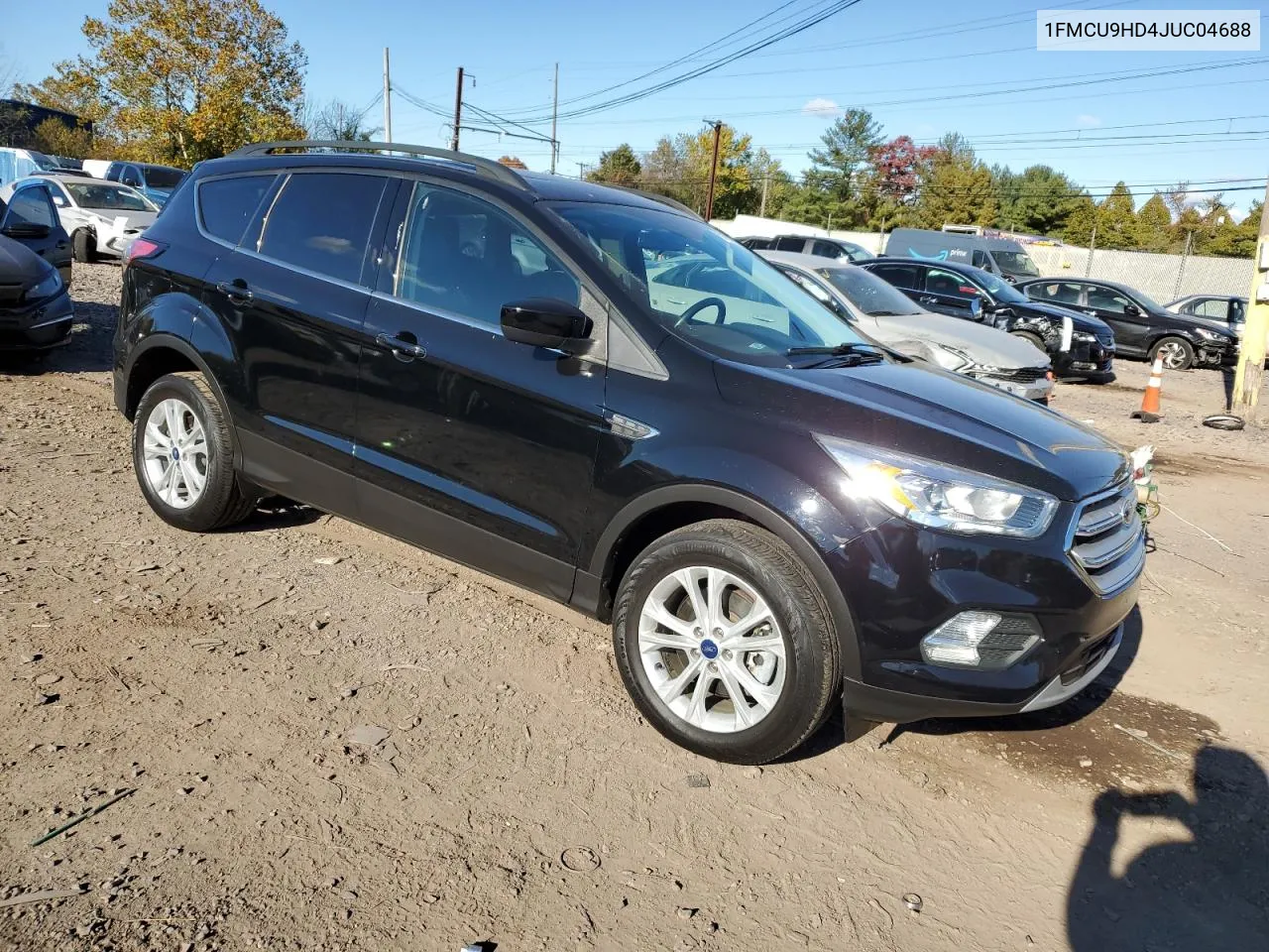 2018 Ford Escape Sel VIN: 1FMCU9HD4JUC04688 Lot: 75994554