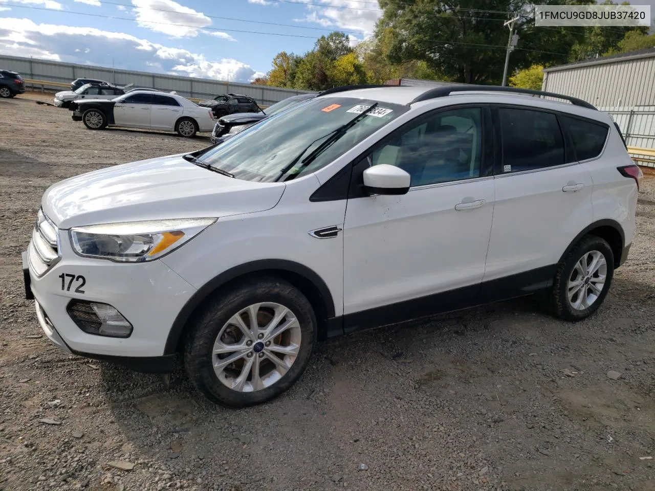 2018 Ford Escape Se VIN: 1FMCU9GD8JUB37420 Lot: 76009834