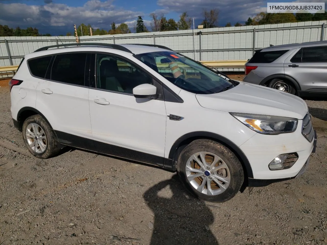 2018 Ford Escape Se VIN: 1FMCU9GD8JUB37420 Lot: 76009834