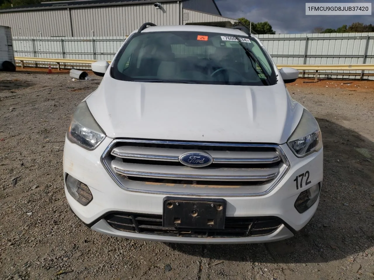 2018 Ford Escape Se VIN: 1FMCU9GD8JUB37420 Lot: 76009834