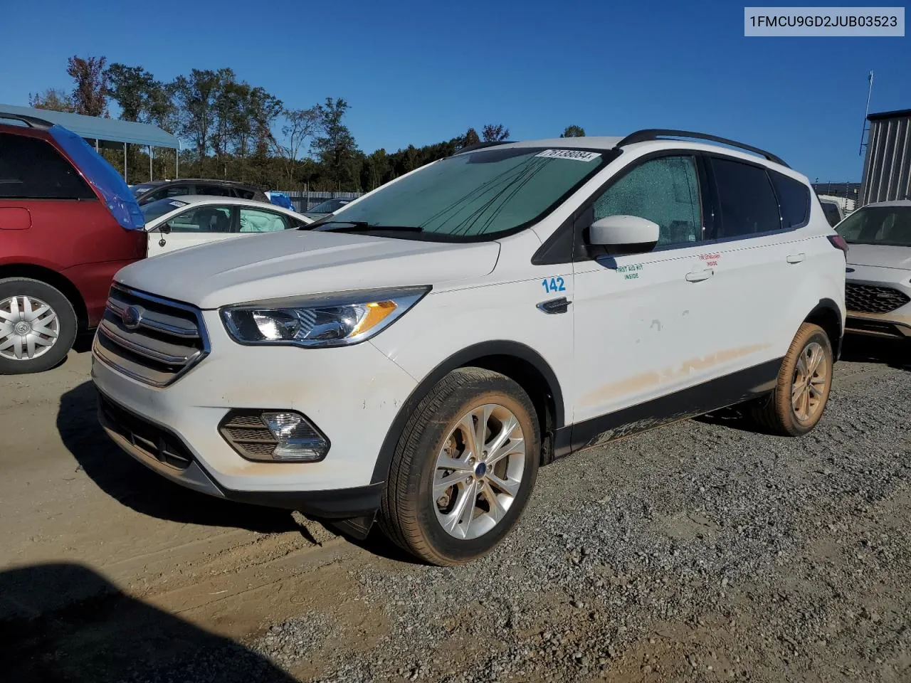 2018 Ford Escape Se VIN: 1FMCU9GD2JUB03523 Lot: 76138084