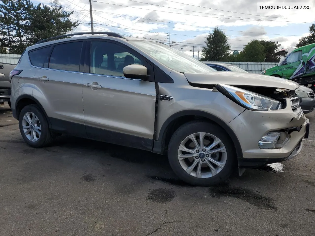 2018 Ford Escape Sel VIN: 1FMCU0HD0JUA62285 Lot: 76285844