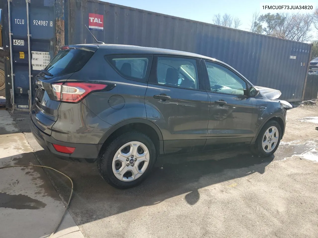 2018 Ford Escape S VIN: 1FMCU0F73JUA34820 Lot: 76289474