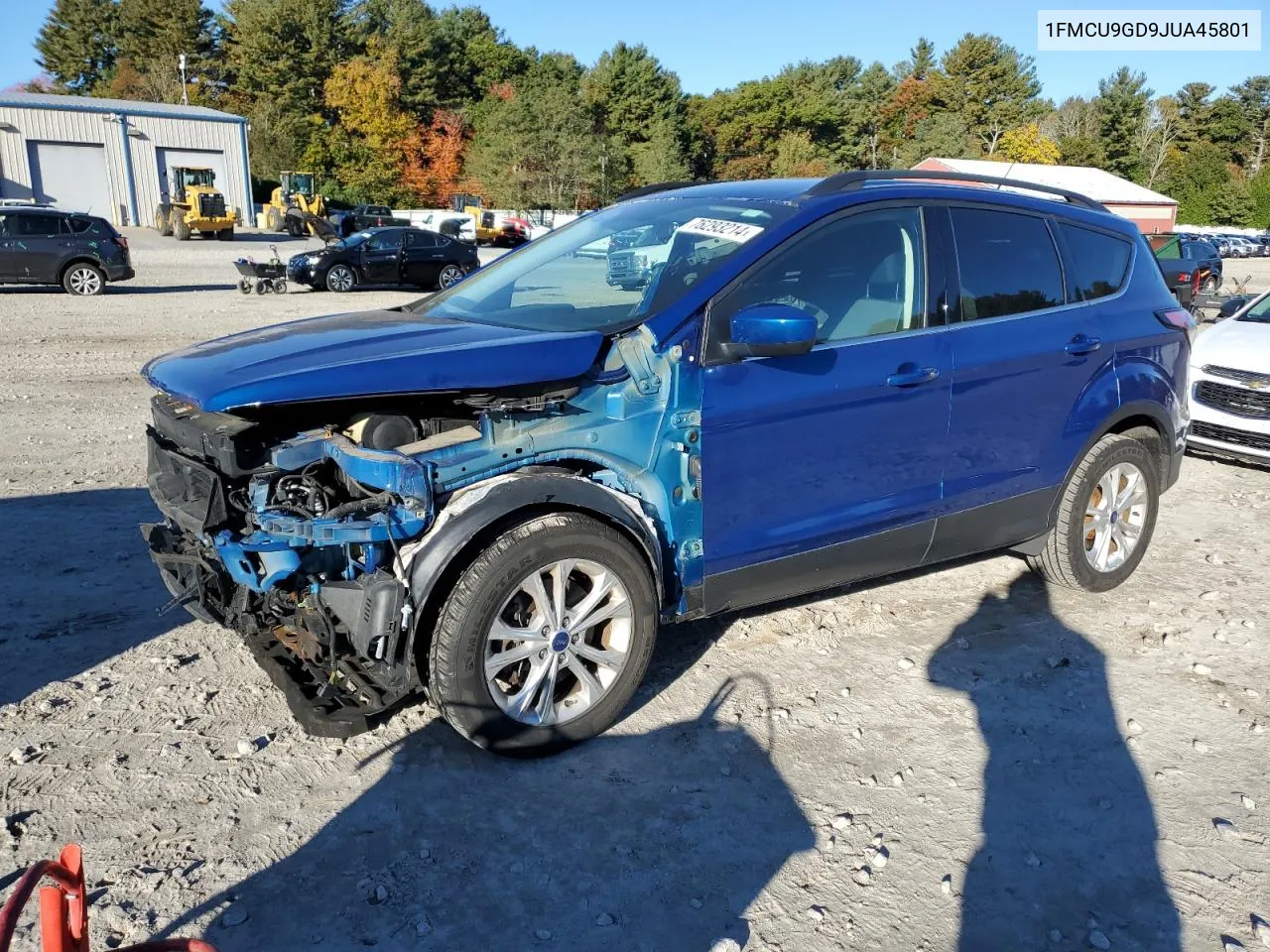 2018 Ford Escape Se VIN: 1FMCU9GD9JUA45801 Lot: 76293214