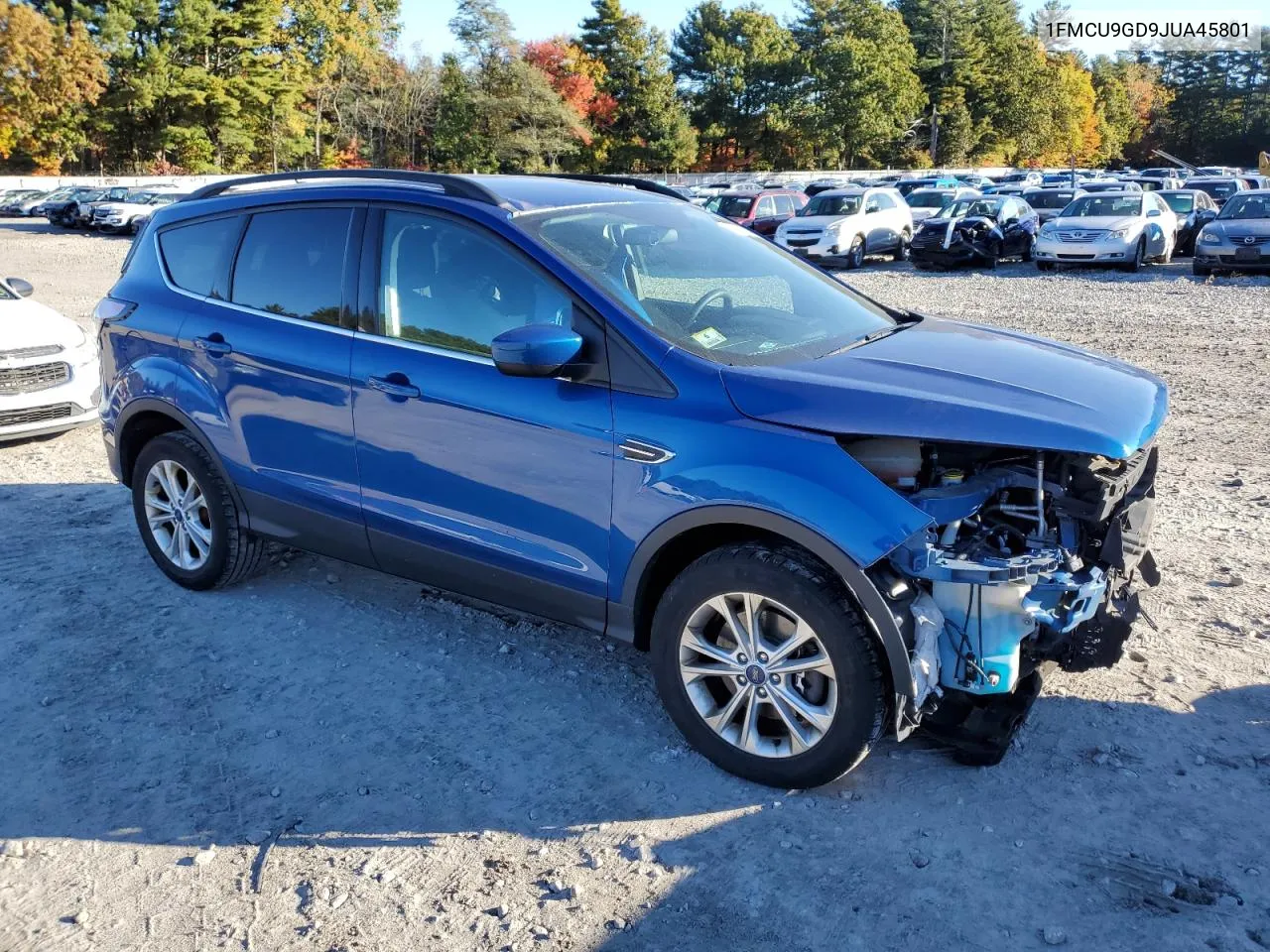 2018 Ford Escape Se VIN: 1FMCU9GD9JUA45801 Lot: 76293214