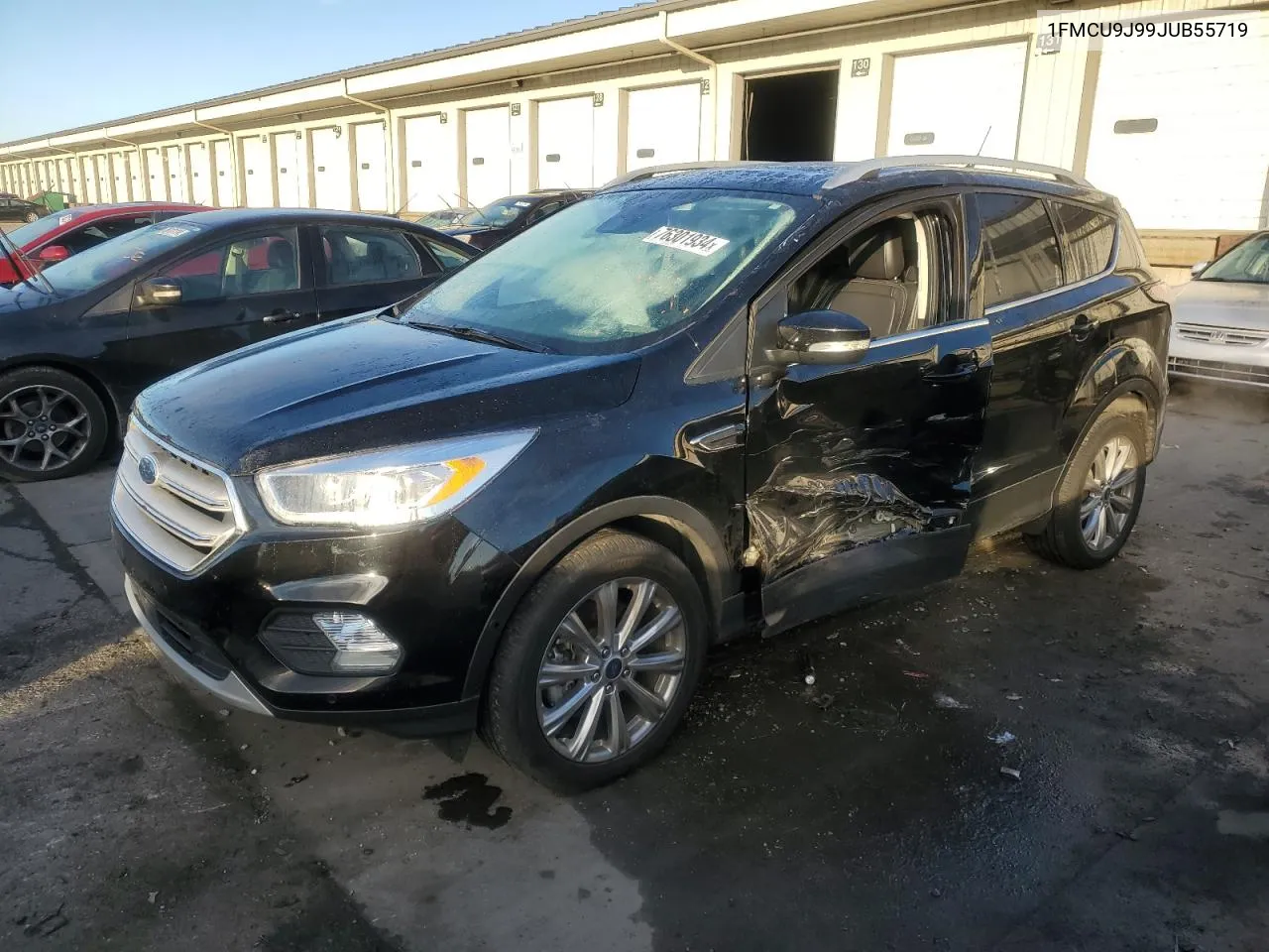 2018 Ford Escape Titanium VIN: 1FMCU9J99JUB55719 Lot: 76301934