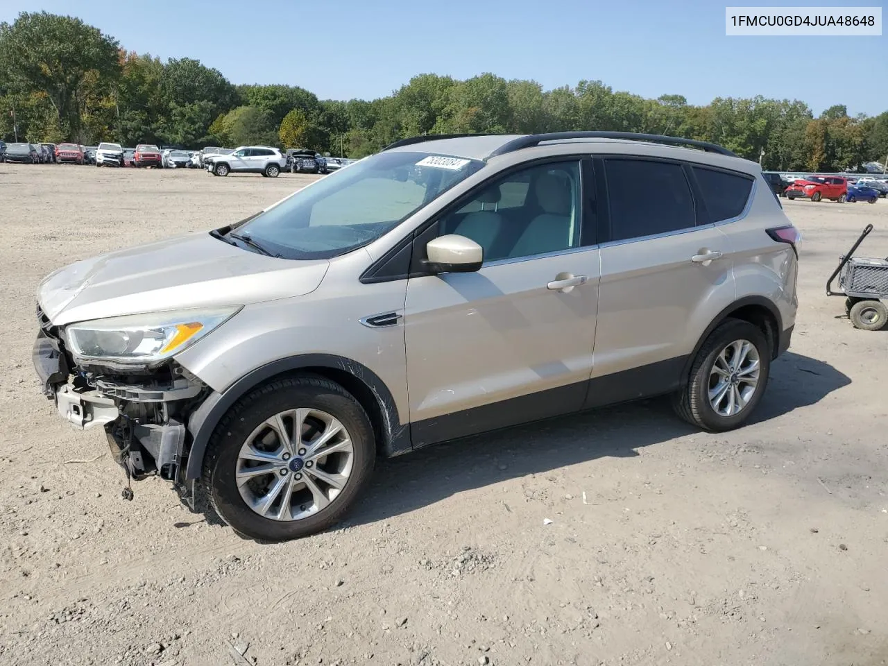 2018 Ford Escape Se VIN: 1FMCU0GD4JUA48648 Lot: 76303084