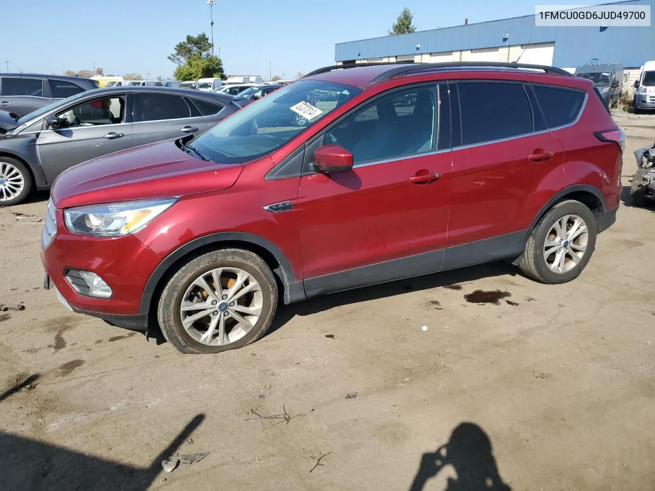 2018 Ford Escape Se VIN: 1FMCU0GD6JUD49700 Lot: 76337014