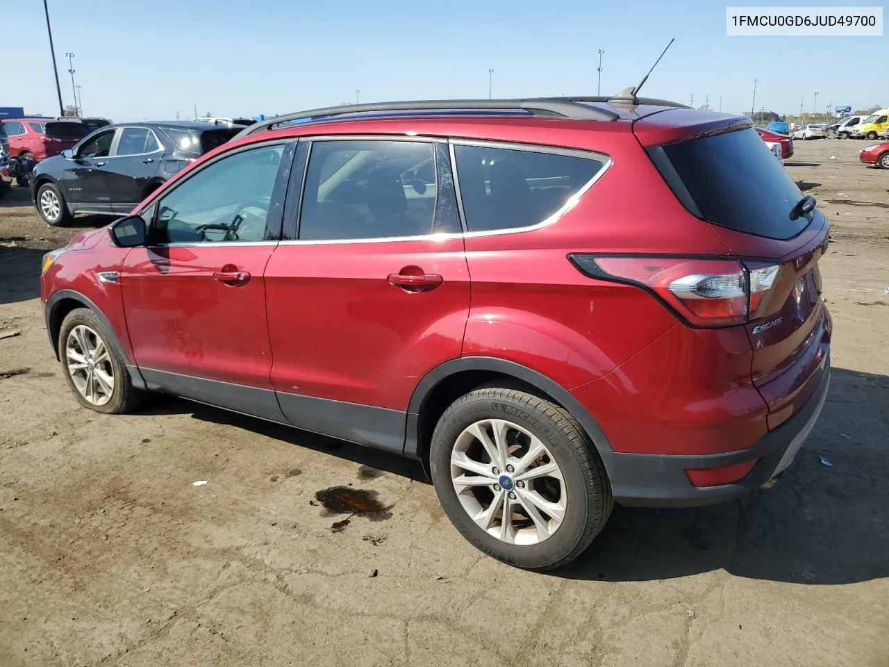 2018 Ford Escape Se VIN: 1FMCU0GD6JUD49700 Lot: 76337014