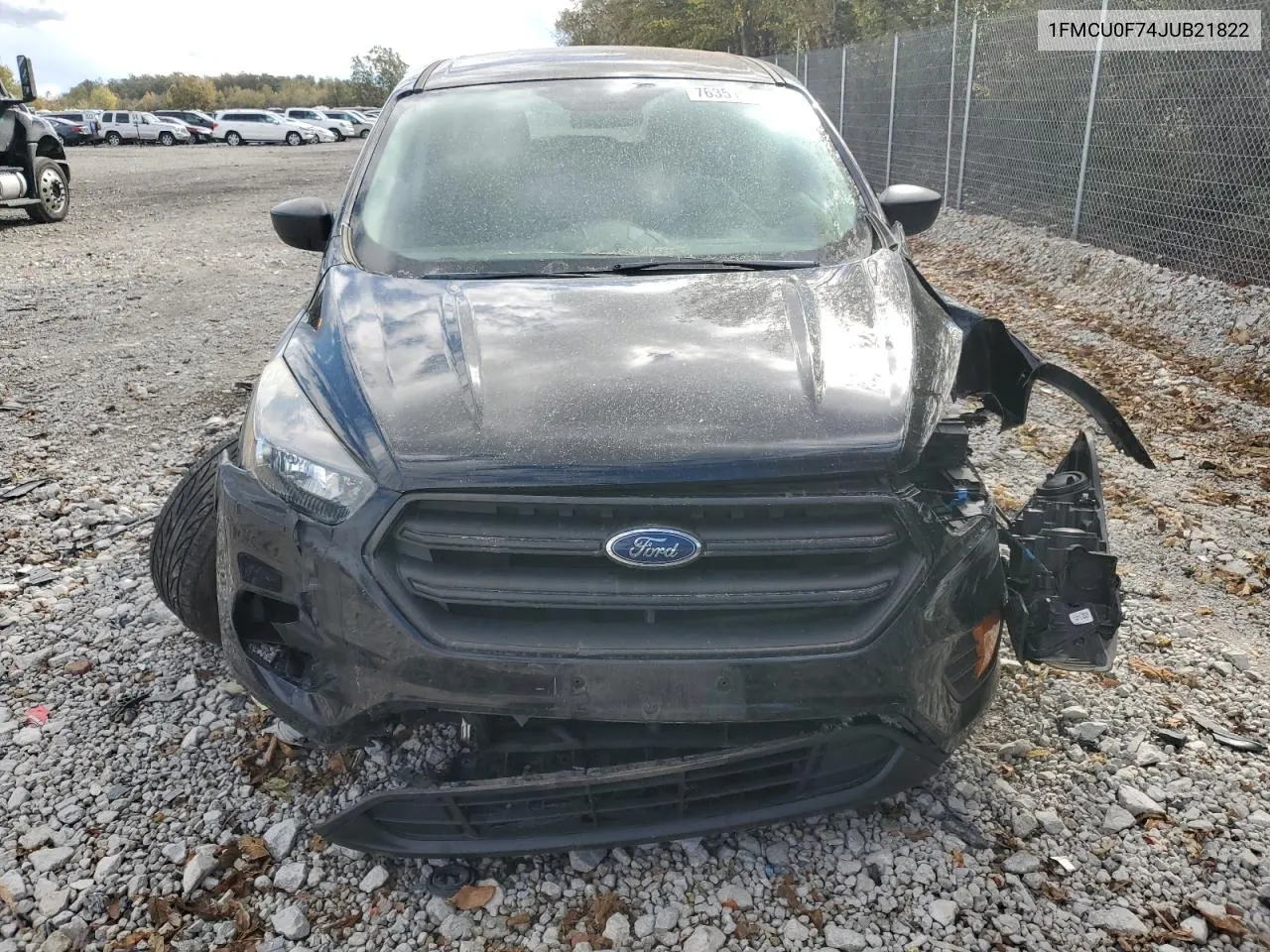 2018 Ford Escape S VIN: 1FMCU0F74JUB21822 Lot: 76351954