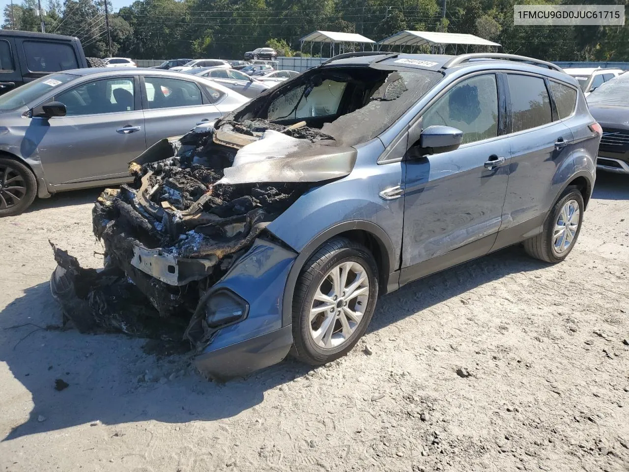 2018 Ford Escape Se VIN: 1FMCU9GD0JUC61715 Lot: 76401814