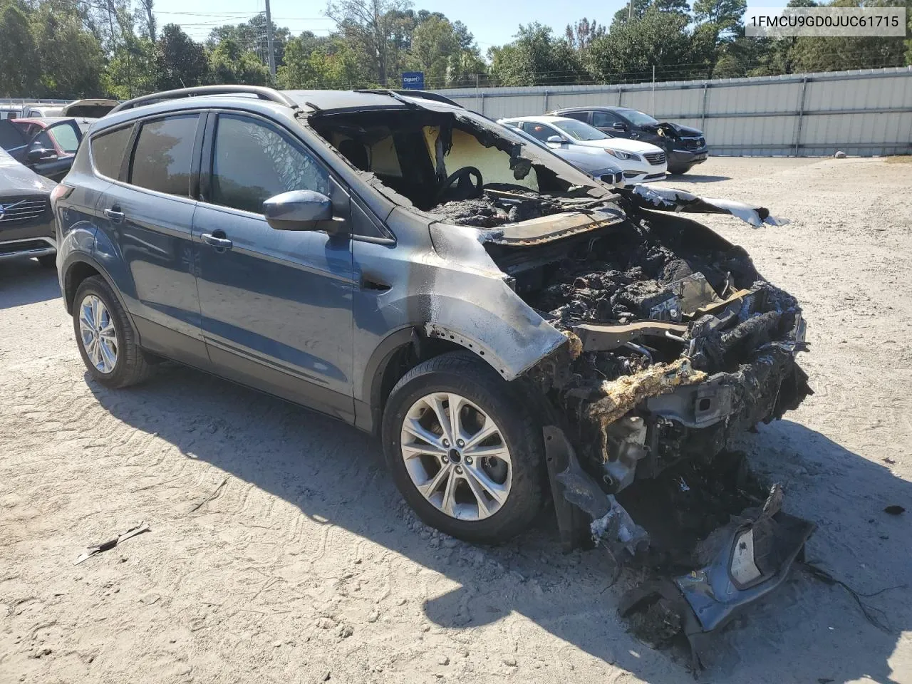 2018 Ford Escape Se VIN: 1FMCU9GD0JUC61715 Lot: 76401814