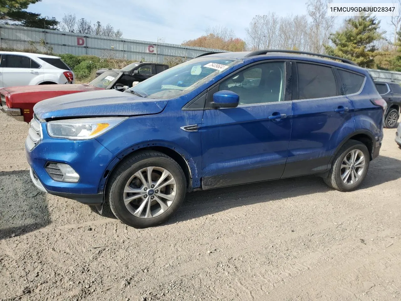 2018 Ford Escape Se VIN: 1FMCU9GD4JUD28347 Lot: 76409604