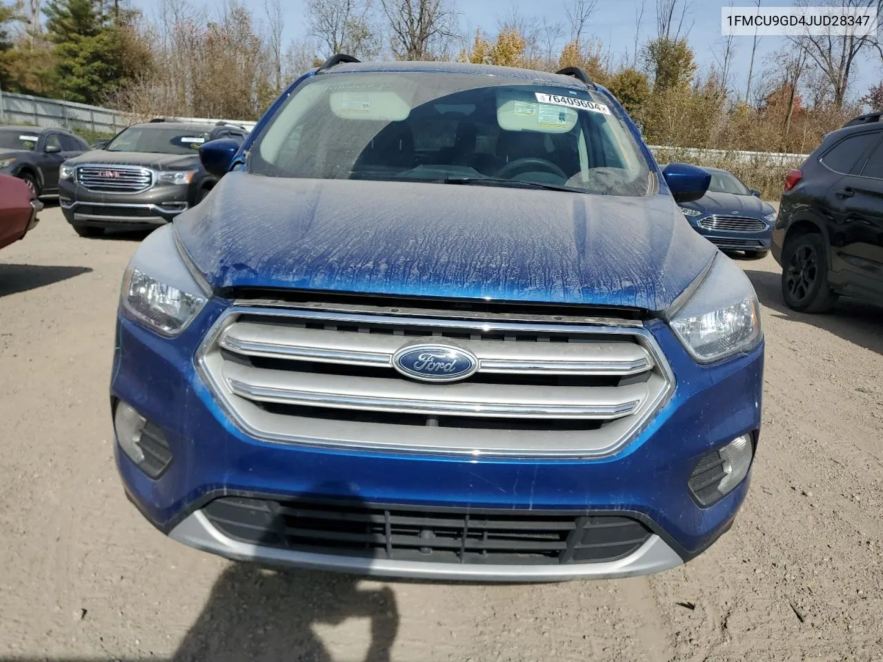 2018 Ford Escape Se VIN: 1FMCU9GD4JUD28347 Lot: 76409604