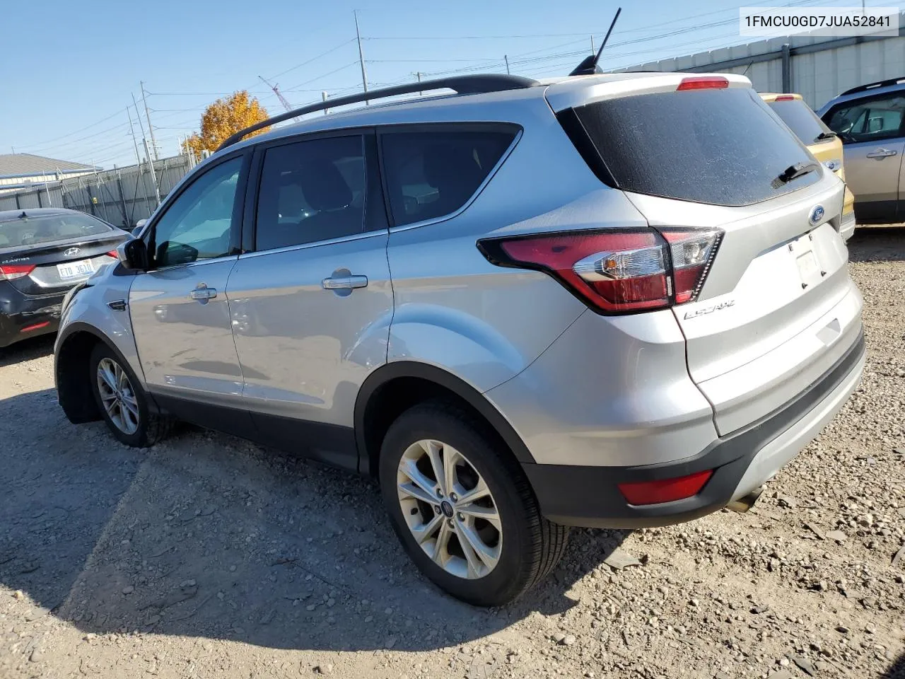 2018 Ford Escape Se VIN: 1FMCU0GD7JUA52841 Lot: 76474664