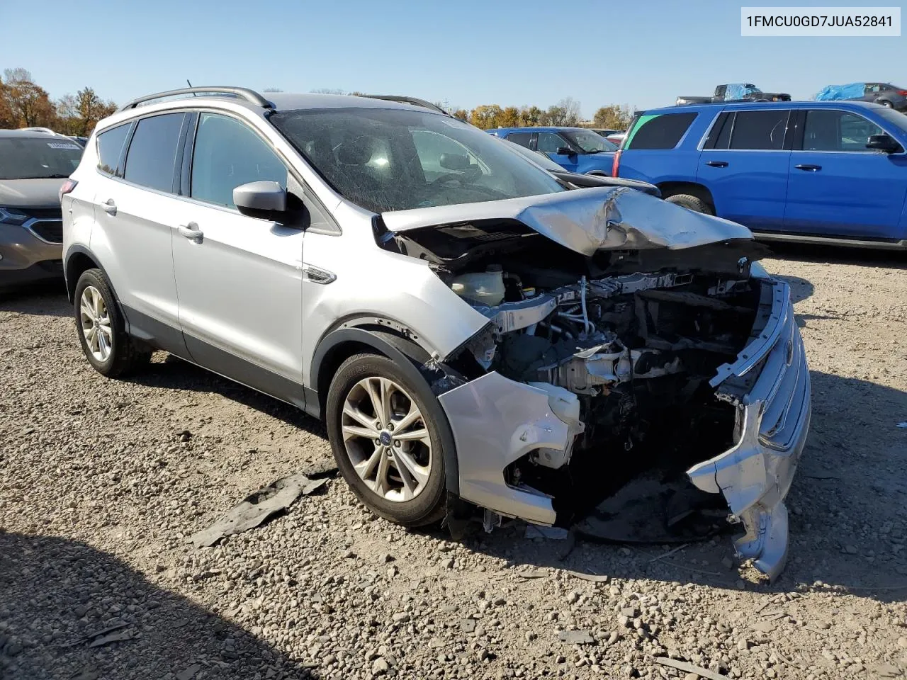 2018 Ford Escape Se VIN: 1FMCU0GD7JUA52841 Lot: 76474664