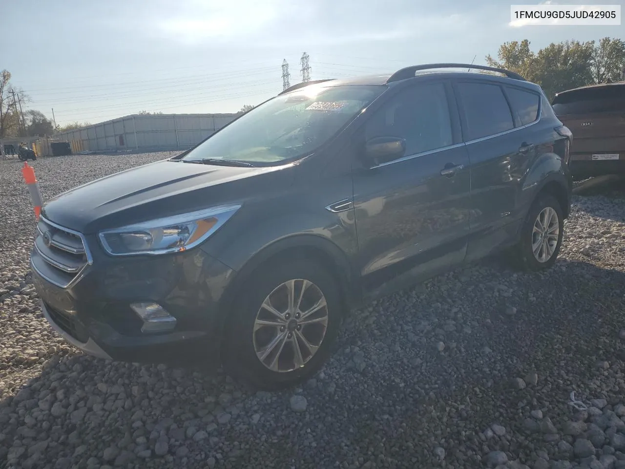 2018 Ford Escape Se VIN: 1FMCU9GD5JUD42905 Lot: 76540104