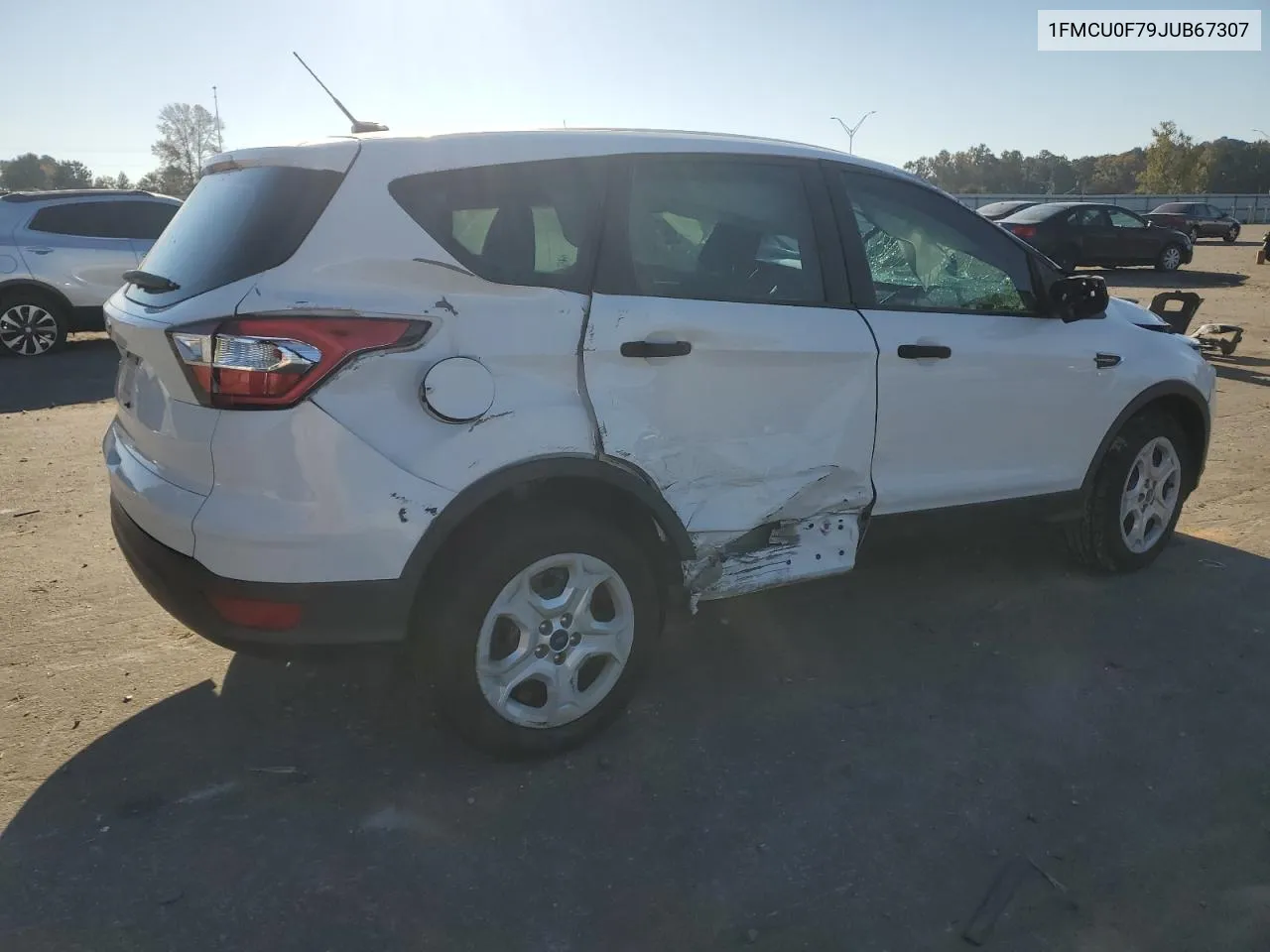 2018 Ford Escape S VIN: 1FMCU0F79JUB67307 Lot: 76664484