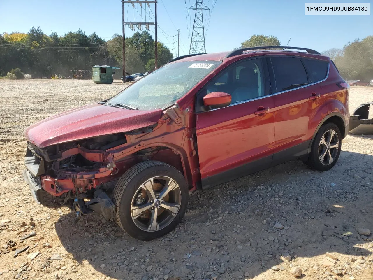 2018 Ford Escape Sel VIN: 1FMCU9HD9JUB84180 Lot: 76756024