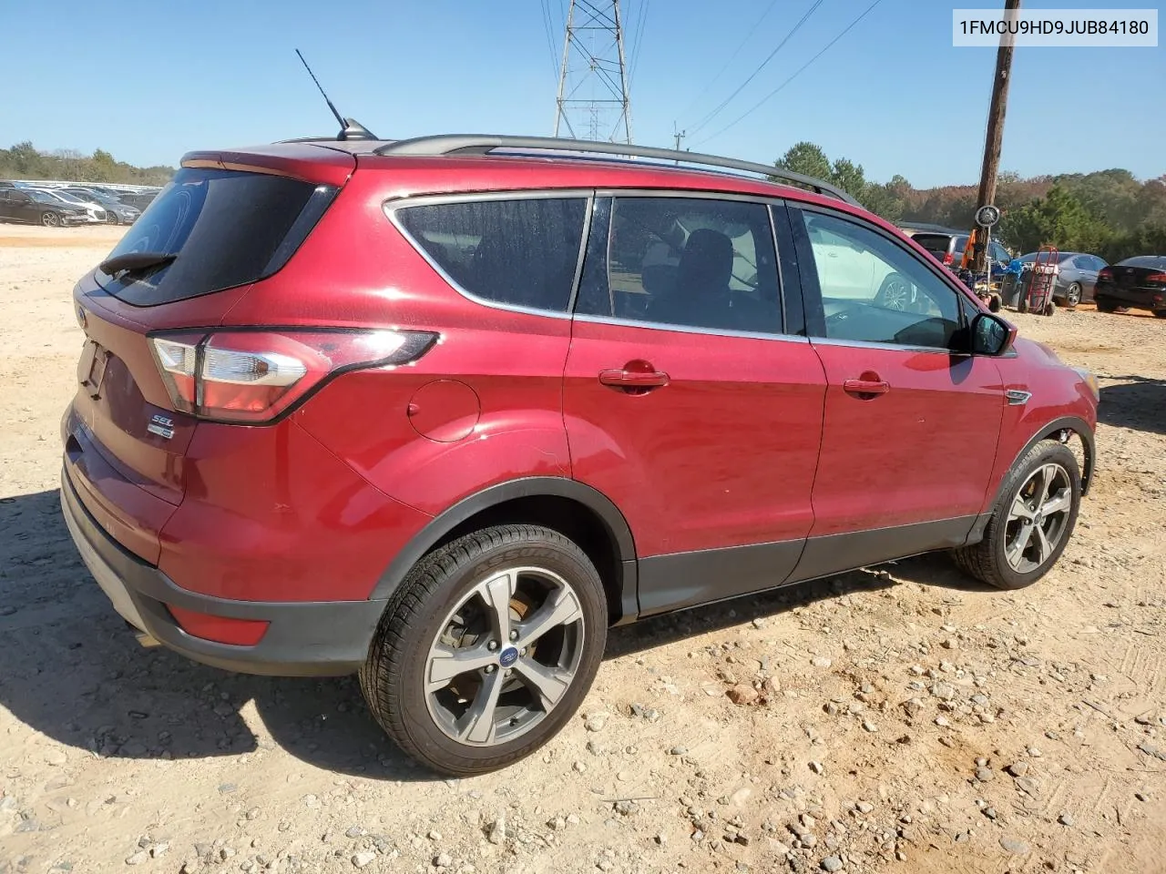 2018 Ford Escape Sel VIN: 1FMCU9HD9JUB84180 Lot: 76756024