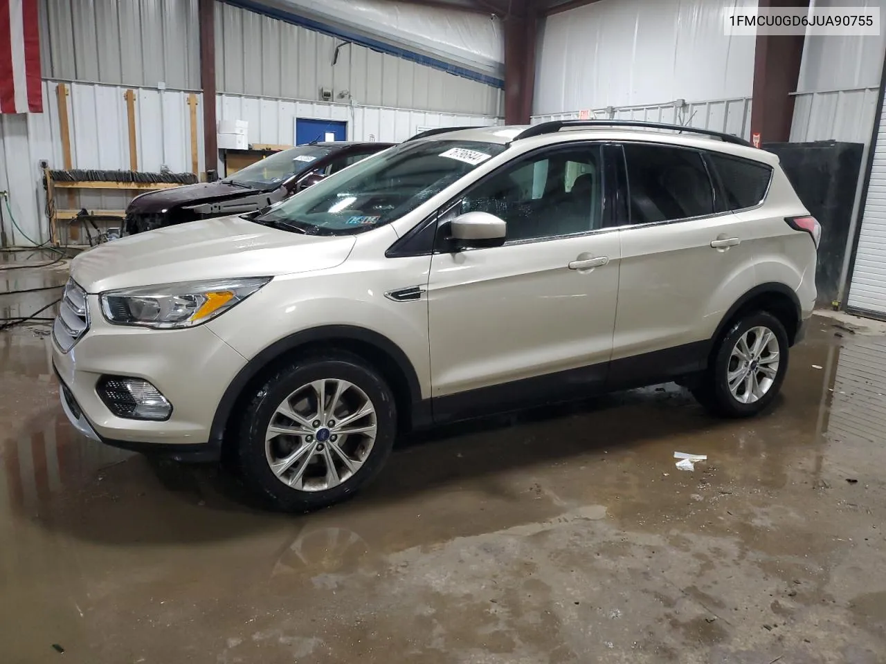 2018 Ford Escape Se VIN: 1FMCU0GD6JUA90755 Lot: 76796644