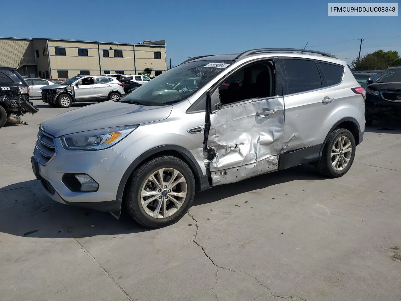 2018 Ford Escape Sel VIN: 1FMCU9HD0JUC08348 Lot: 76809004