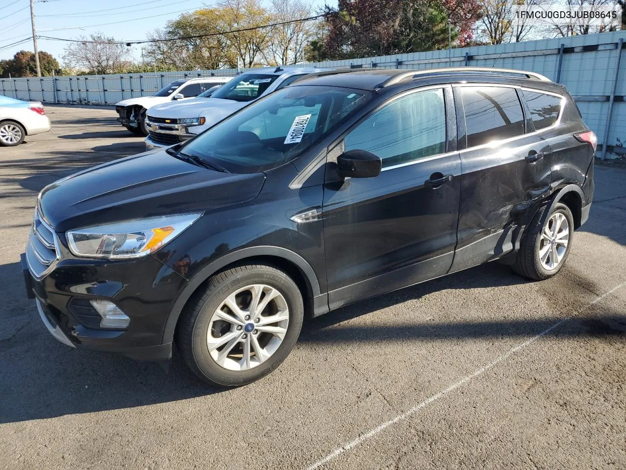 2018 Ford Escape Se VIN: 1FMCU0GD3JUB08645 Lot: 76810094