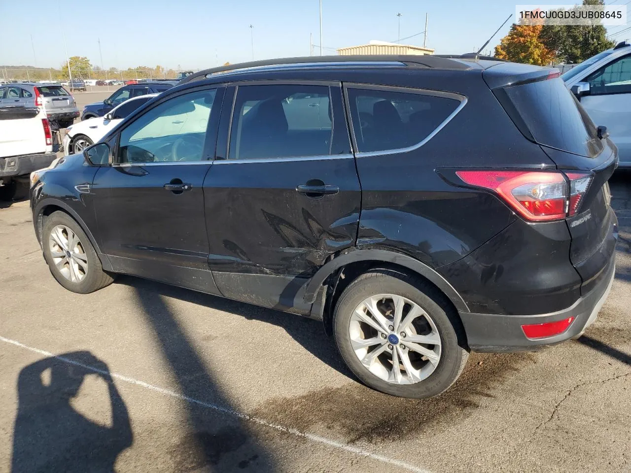 2018 Ford Escape Se VIN: 1FMCU0GD3JUB08645 Lot: 76810094