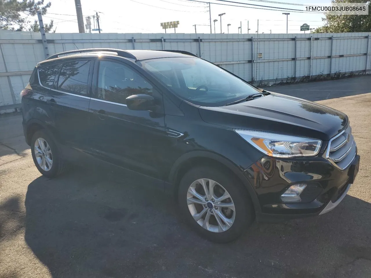 2018 Ford Escape Se VIN: 1FMCU0GD3JUB08645 Lot: 76810094