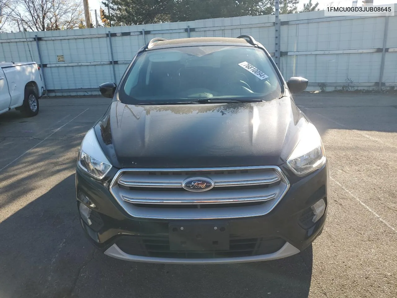 2018 Ford Escape Se VIN: 1FMCU0GD3JUB08645 Lot: 76810094