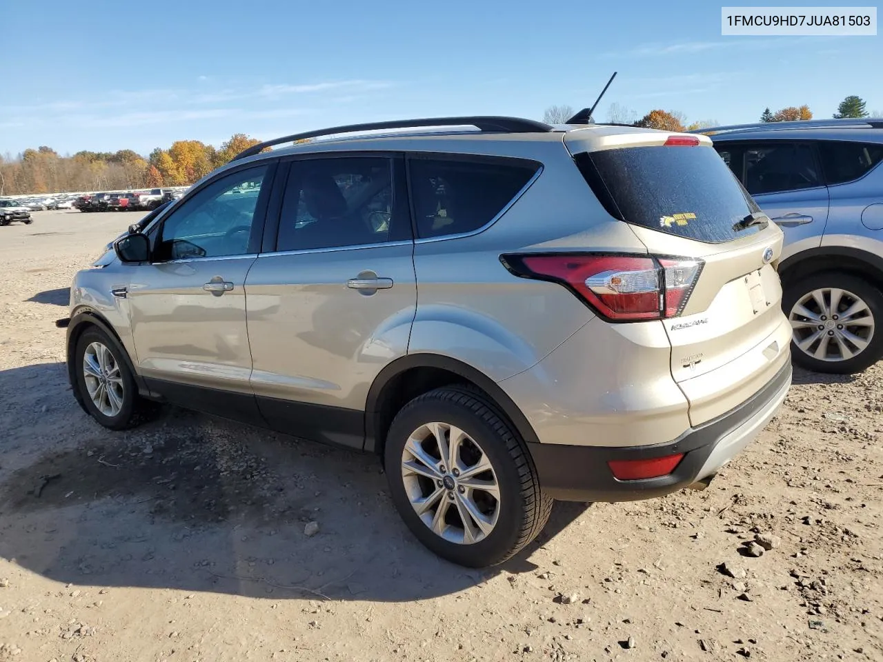 2018 Ford Escape Sel VIN: 1FMCU9HD7JUA81503 Lot: 76916214