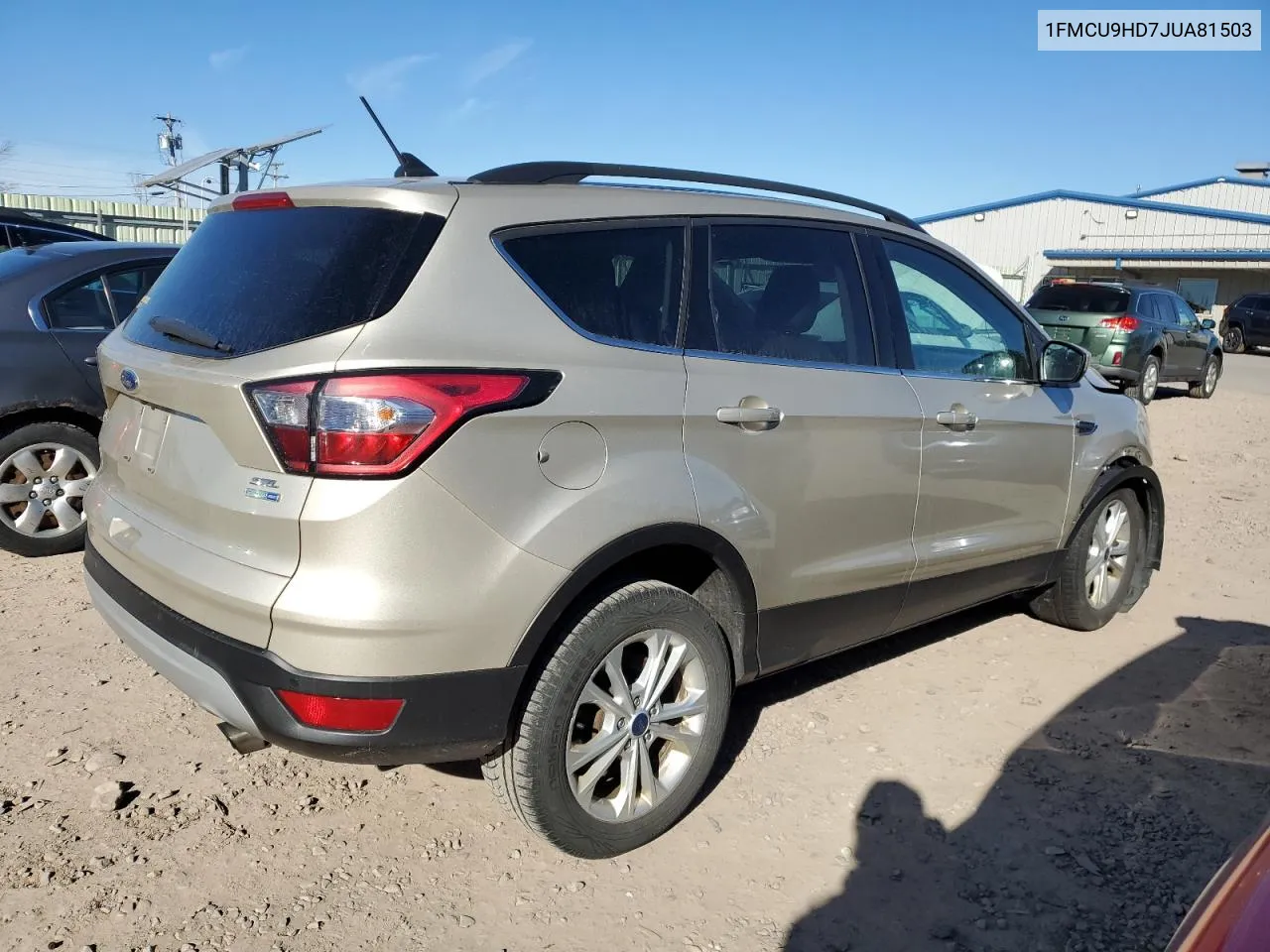 2018 Ford Escape Sel VIN: 1FMCU9HD7JUA81503 Lot: 76916214