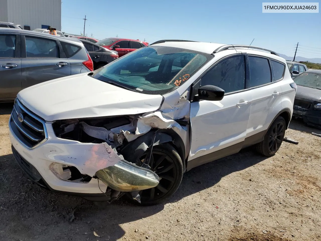 2018 Ford Escape Se VIN: 1FMCU9GDXJUA24603 Lot: 76968404